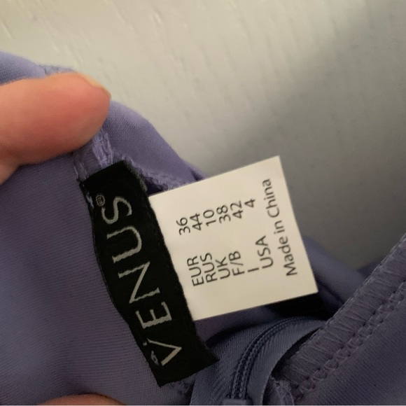 Venus Womens Size 4 Periwinkle Strapless Tube Mini Dress Brand New - Picture 5 of 5